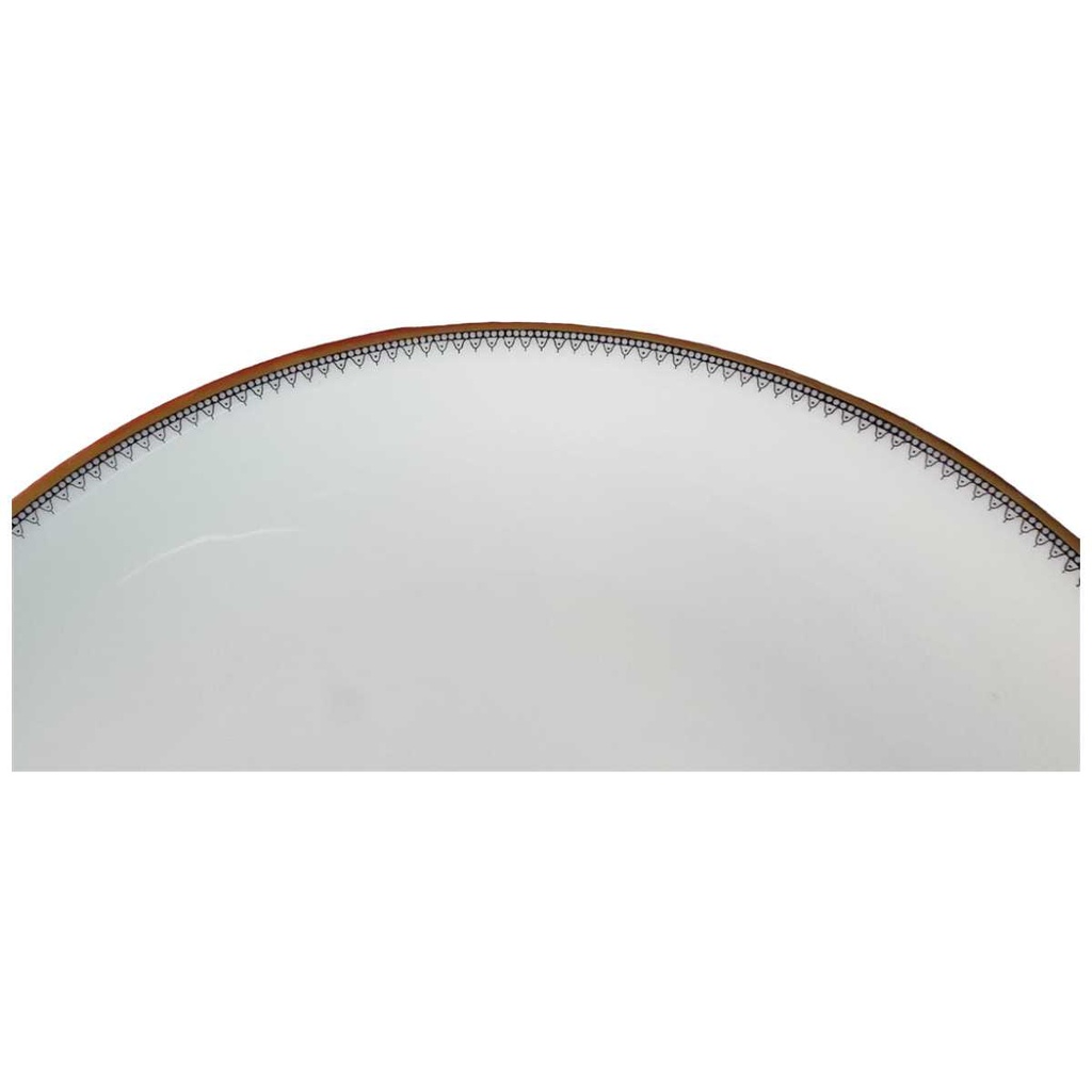 [45815330] Speiseteller Essteller Goldrand 24,7 cm Eschenbach Alte Formen 010171 Schwarze Ranke gebraucht - gut Bild 2