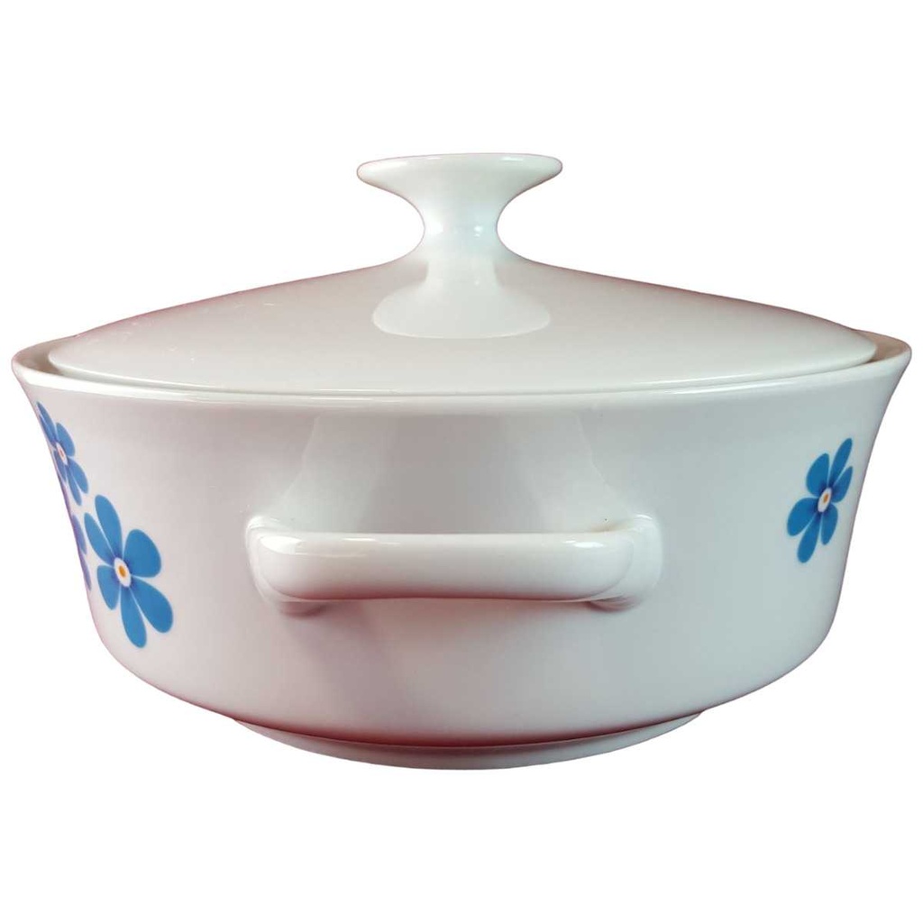 [45815345] Ragoutterrine 1,5 L Winterling Röslau Blaue Blumen gebraucht - gut Bild 2