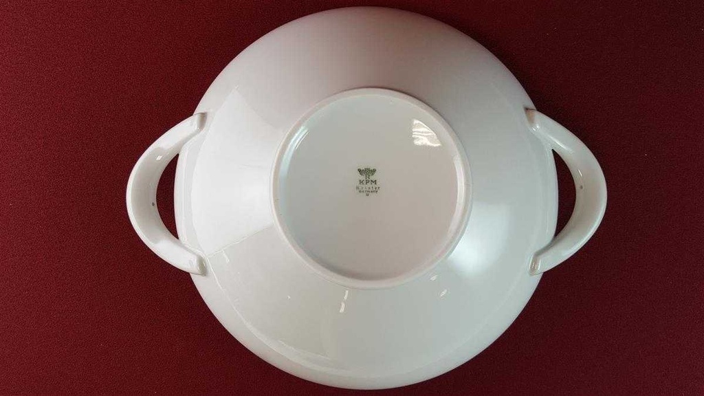 [45815346] Ragoutterrine 1,7 L KPM Krister Weiß gebraucht - sehr gut Bild 9