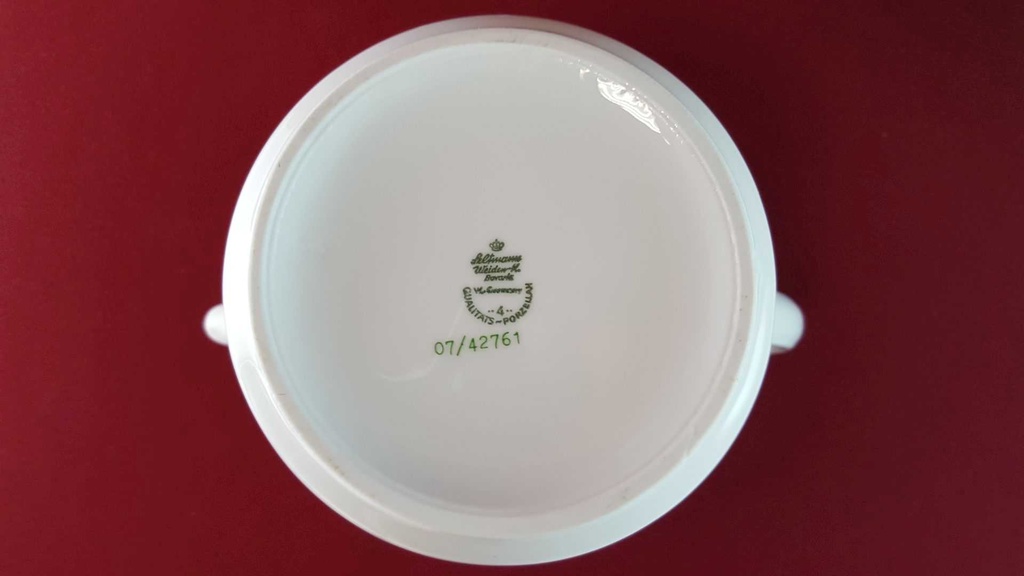 [45815348] Kaffeekanne 1,2 L Seltmann Weiden gelb grün Dekor 07 42761 Retro gebraucht - sehr gut Bild 7