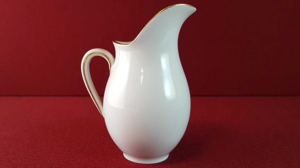 [45815351] Milchkännchen Fürstenberg Form 644 Dekor B093 Gräser altweiß gebraucht - sehr gut Bild 3