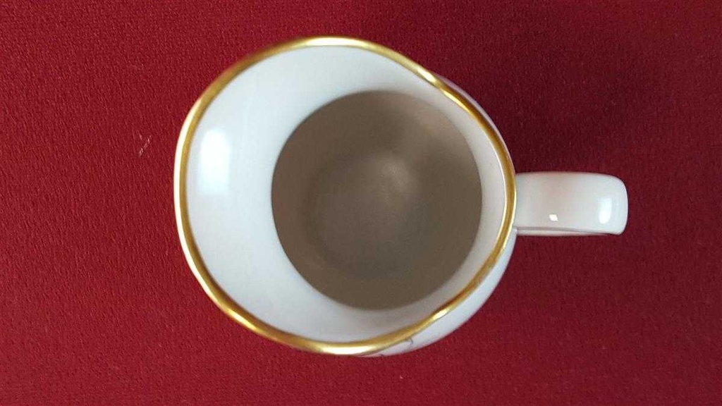[45815351] Milchkännchen Fürstenberg Form 644 Dekor B093 Gräser altweiß gebraucht - sehr gut Bild 5
