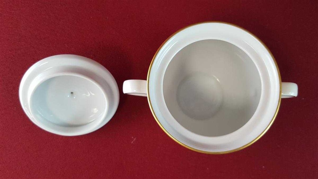 [45815352] Zuckerdose Fürstenberg Form 644 Dekor B093 gebraucht - gut Bild 5