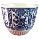 [45815354] Blumenübertopf Royal Sphinx Maastricht Delfts Blau gebraucht - gut Bild 2
