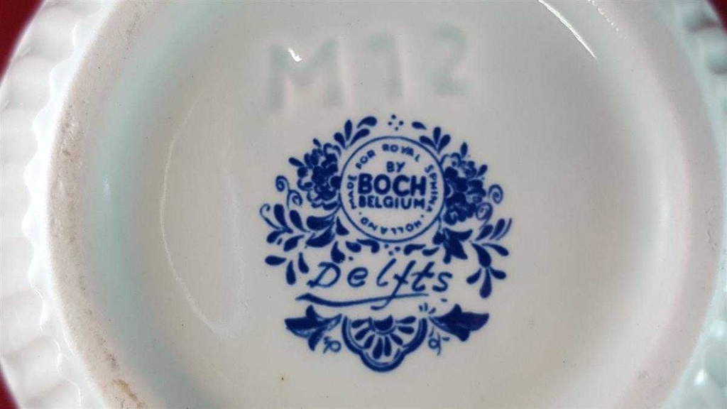 [45815354] Blumenübertopf Royal Sphinx Maastricht Delfts Blau gebraucht - gut Bild 6