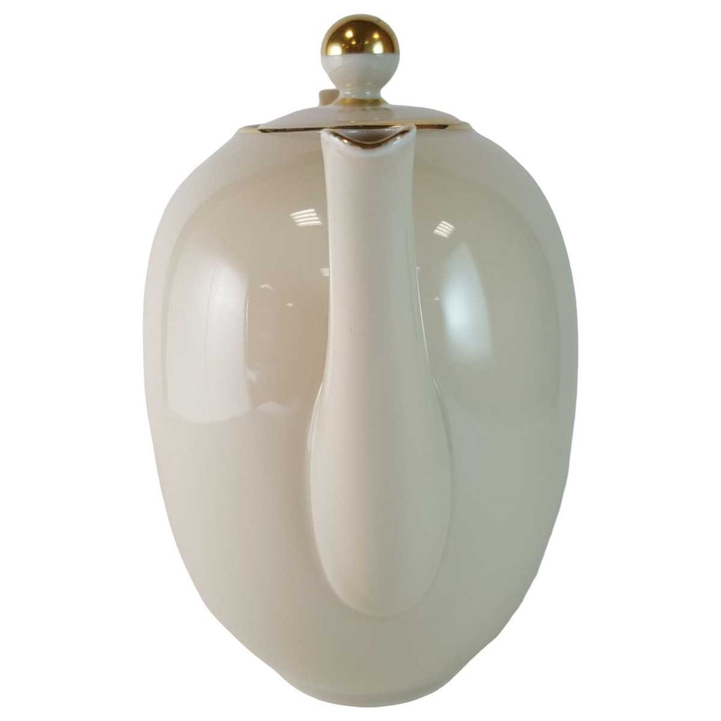 [45815357] Kaffeekanne Kanne Golddekor 1,6 L Hutschenreuther 30978 Beige Selb gebraucht - gut Bild 2