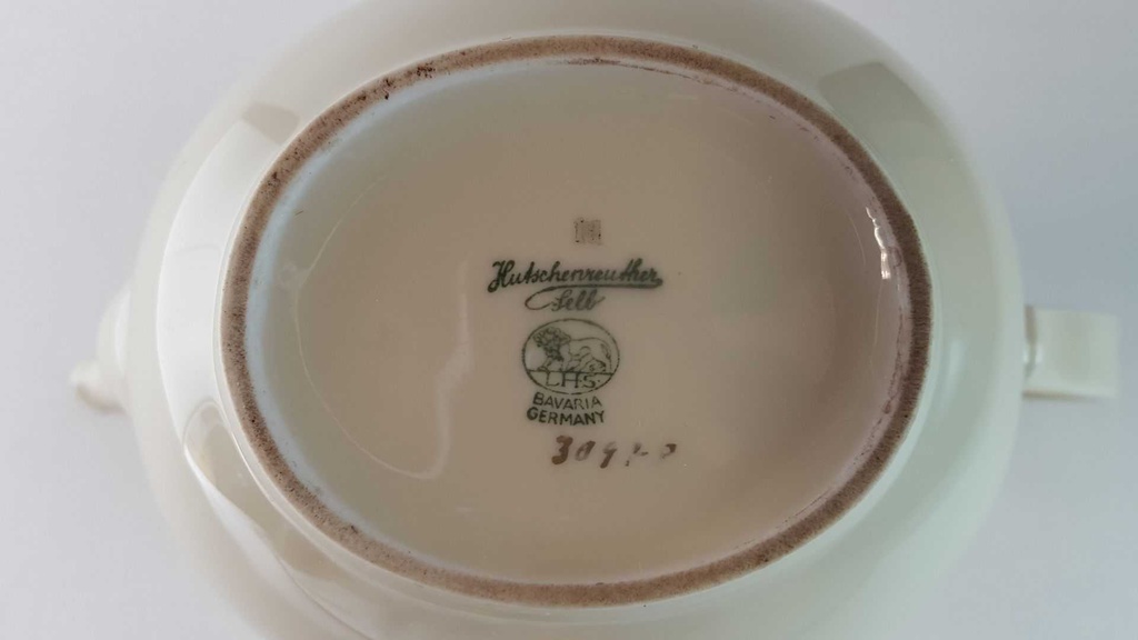 [45815357] Kaffeekanne Kanne Golddekor 1,6 L Hutschenreuther 30978 Beige Selb gebraucht - gut Bild 7
