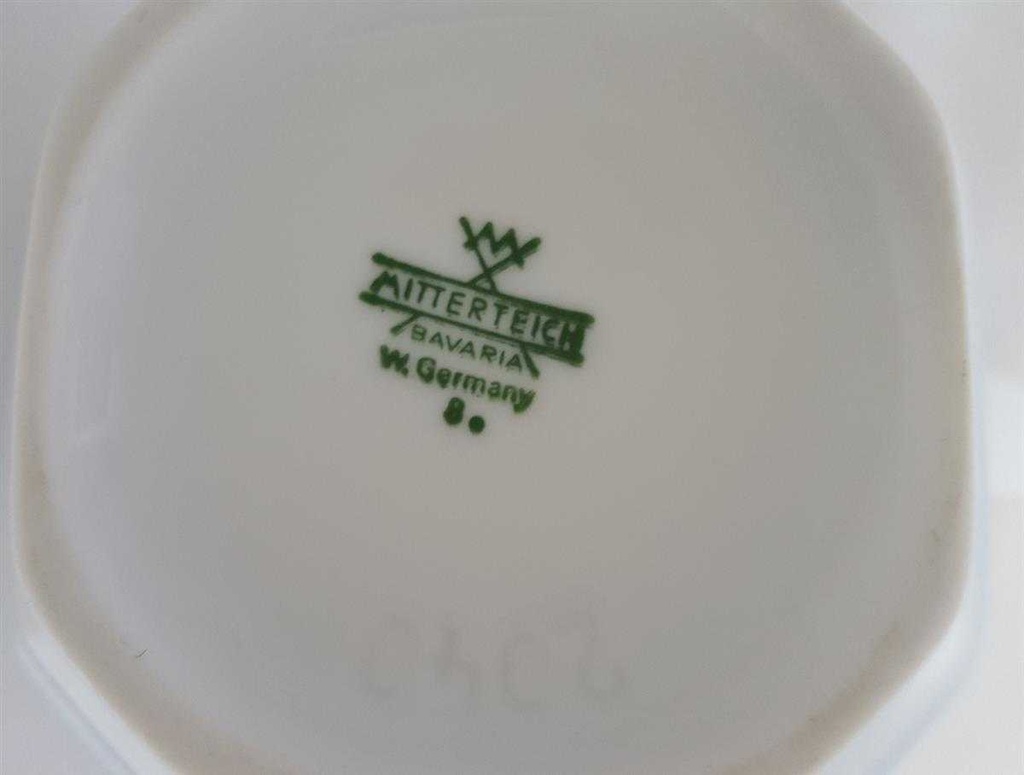 [4581536] Milchkännchen Mitterteich Form 2040 Sissi Blau gebraucht - sehr gut Bild 4