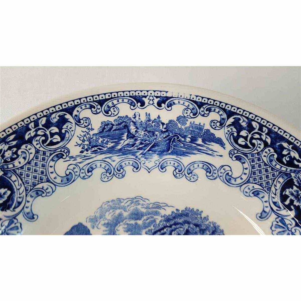 [45815367] Suppenteller 24,2 cm Myott Cambridge Old England Blau gebraucht - akzeptabel Bild 3