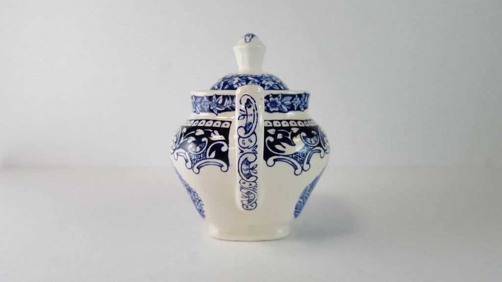 [45815368] Zuckerdose Myott Cambridge Old England Blau gebraucht - gut Bild 4