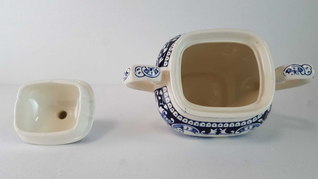 [45815368] Zuckerdose Myott Cambridge Old England Blau gebraucht - gut Bild 7