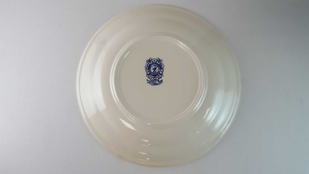[45815370] Servierteller Myott Cambridge Old England Blau gebraucht - akzeptabel Bild 6