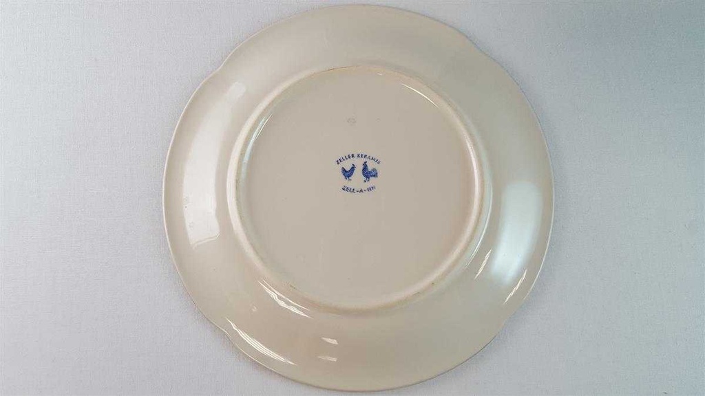 [45815374] Kuchenteller Dessertteller Frühstücksteller 21 cm Zeller Keramik gebraucht - akzeptabel Bild 4