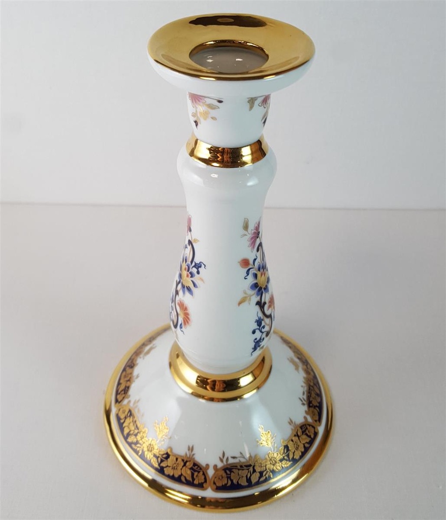 [45815376] Kerzenhalter Kerzenleuchter Golddekor 19,6 cm Decoporce Porcelanas Portugal gebraucht - sehr gut Bild 3