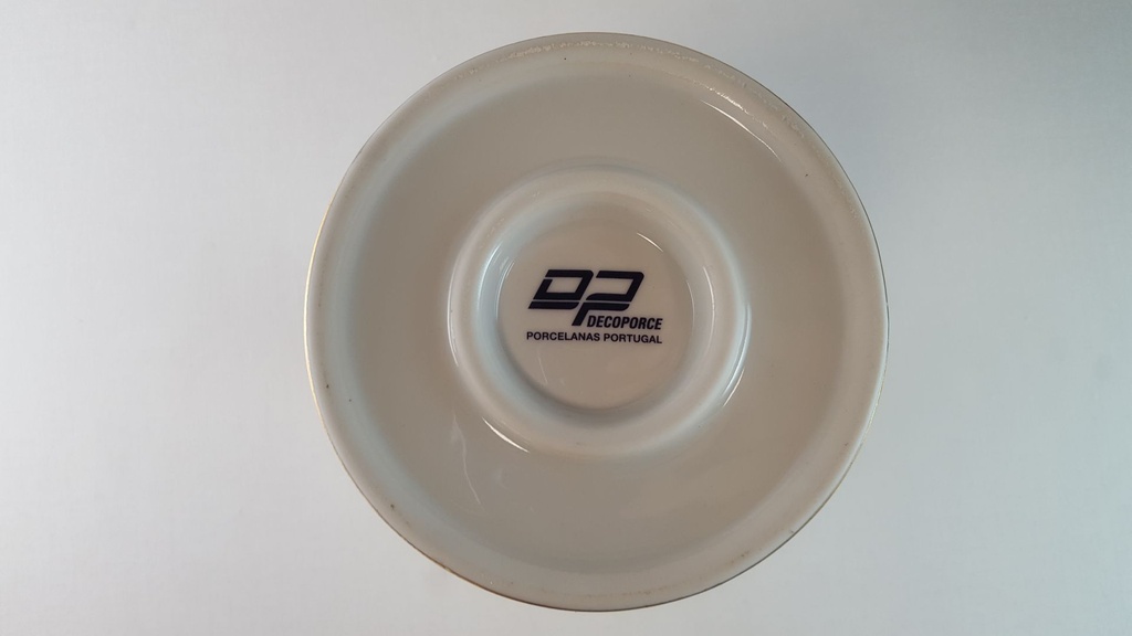[45815376] Kerzenhalter Kerzenleuchter Golddekor 19,6 cm Decoporce Porcelanas Portugal gebraucht - sehr gut Bild 5