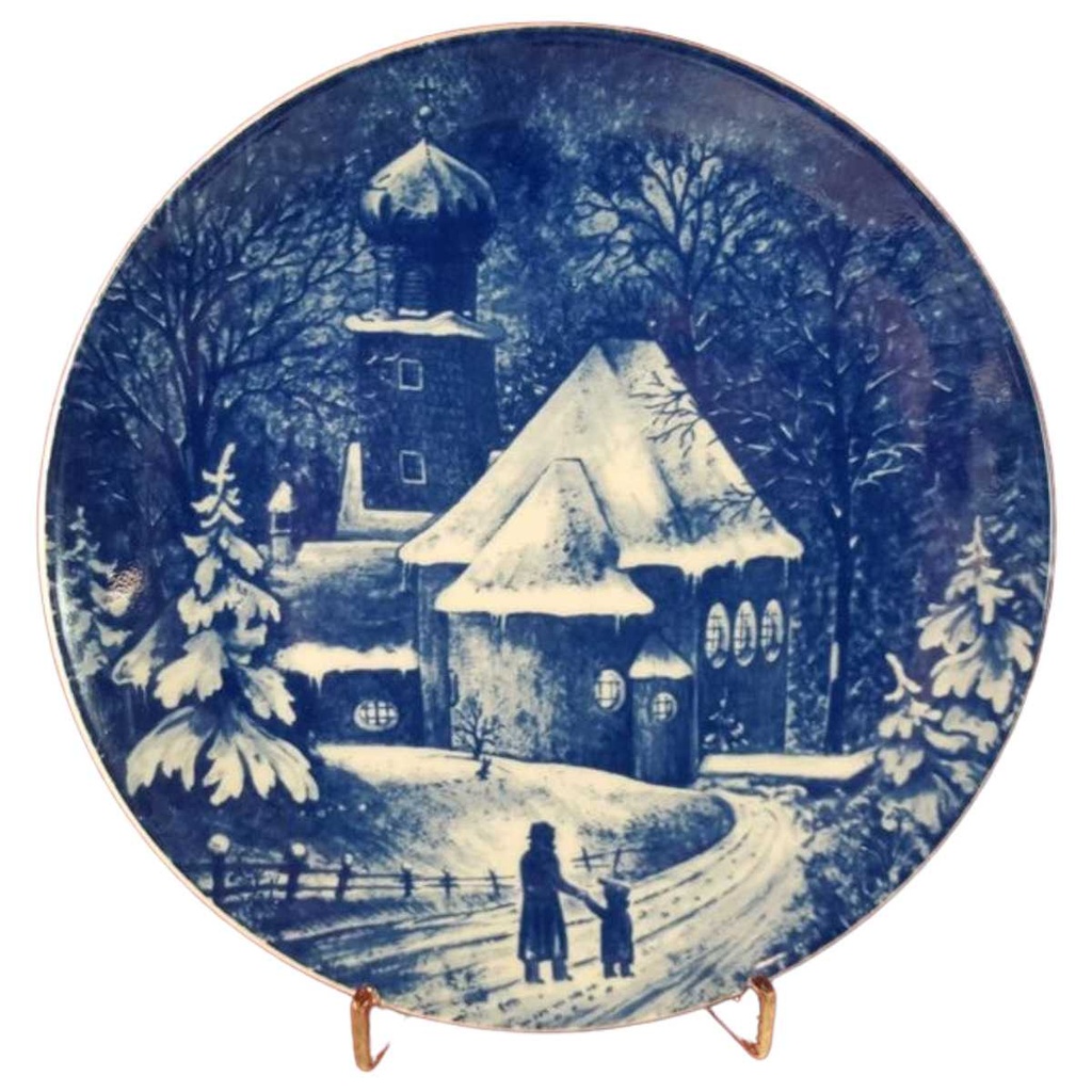 [45815388] Wandteller Sammelteller Royal Bavaria 1976 Kirche von Kochel am See gebraucht - sehr gut Bild 2
