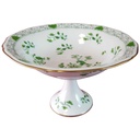 [45815391] Gebäckschale auf Fuß 15 cm Raynaud & Co. Limoges Fleurie Wilh. Drache gebraucht - sehr gut Bild 2