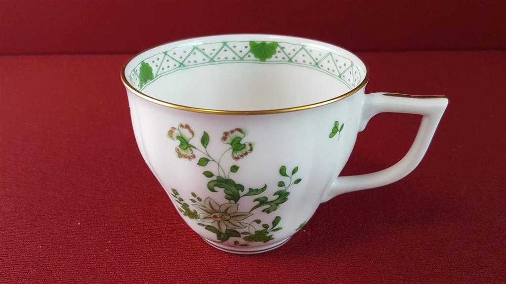 [45815397] Kaffeetasse Tasse Raynaud & Co. Limoges Fleurie Grün gebraucht - sehr gut Bild 5