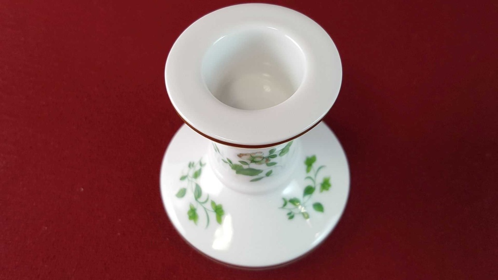 [45815399] Kerzenhalter Kerzenständer Raynaud & Co. Limoges Fleurie Grün gebraucht - sehr gut Bild 3