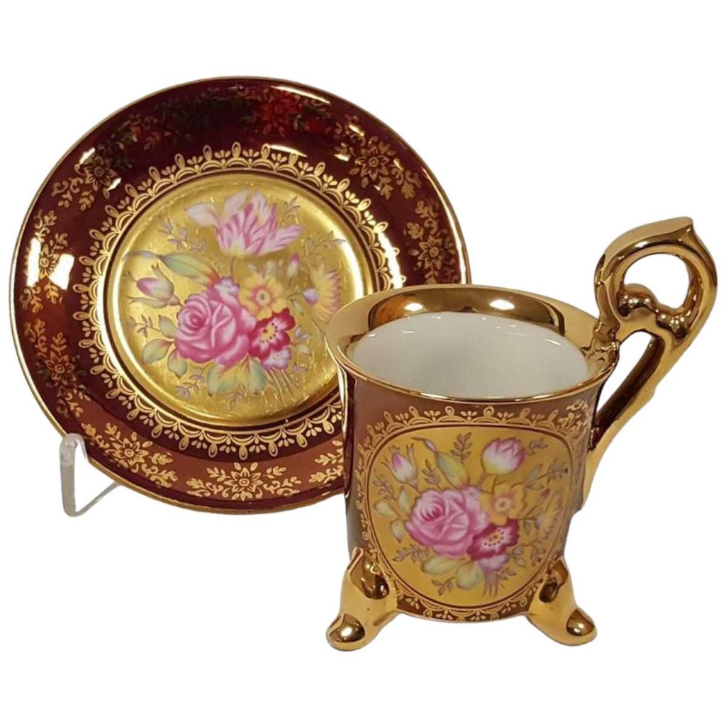 [45815410] Sammeltasse OHC Ohashi China 1932 Blumen Bild 2