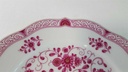 [45815417] Kuchenteller Dessertteller Frühstücksteller 19,7 cm Lindner Porzellan Marie Luise Alte Ranke Rot gebraucht - neuwertig Bild 3