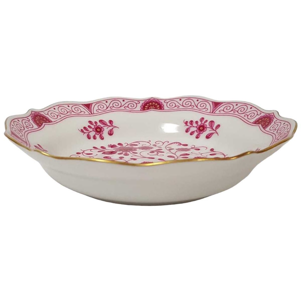 [45815424] Dessertschale 13,8 cm Lindner Porzellan Marie Luise Alte Ranke Rot gebraucht - sehr gut Bild 2