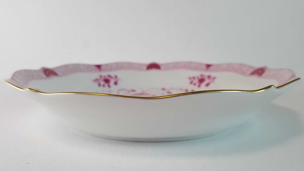[45815425] Schale Snackschale 20 cm Lindner Porzellan Marie Luise Alte Ranke Rot gebraucht - neuwertig Bild 4