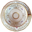 [45815429] Tasse Espressotasse mit Untertasse & Golddekor Zeh Scherzer Blumendekore Retro Bunte Blumen gebraucht - gut Bild 2