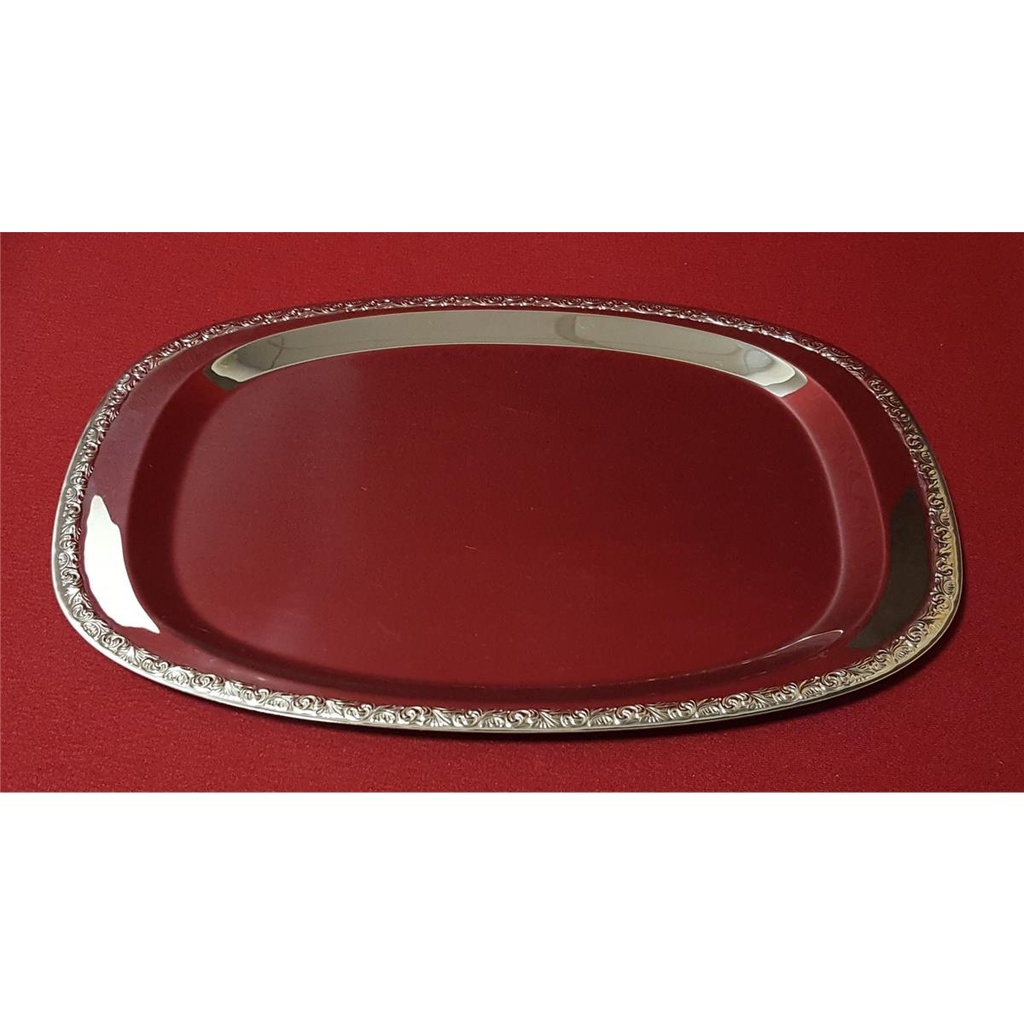 [45815430] Serviertablett 39x29 cm WMF Silber gebraucht - gut Bild 2