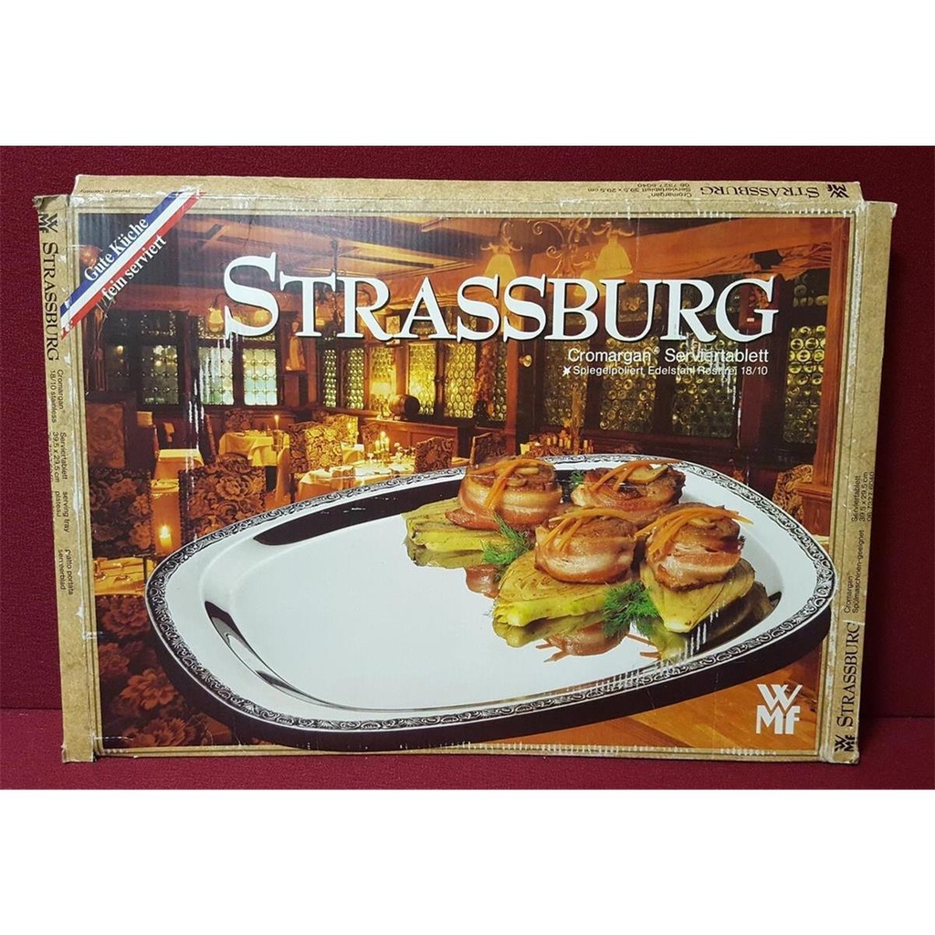 [45815430] Serviertablett 39x29 cm WMF Silber gebraucht - gut Bild 5