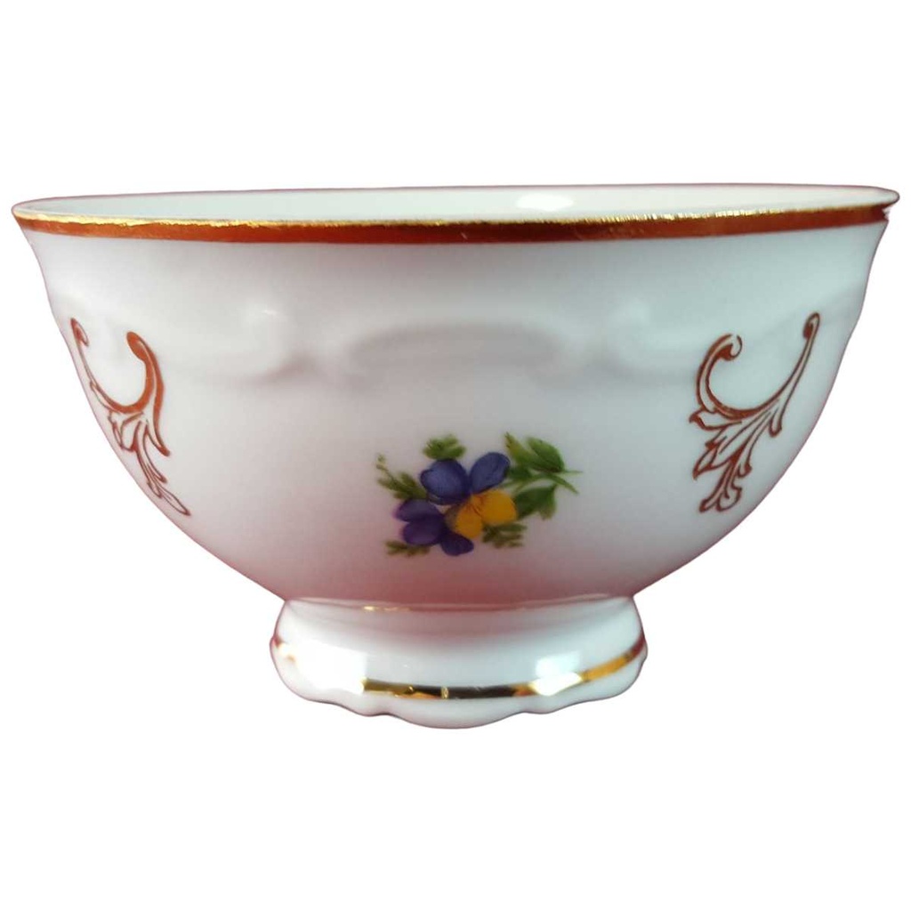 [45815436] Teetasse Tasse Goldrand Paul Leitner bunte Blumen mit gebraucht - gut Bild 2