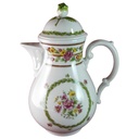 [45815447] Kaffeekanne Kanne 1,4 L Schaller bunte Blumendekor mit Grünrand Blumen gebraucht - sehr gut Bild 2