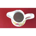 [45815448] Milchkännchen Schaller bunte Blumendekor mit Grünrand Blumen gebraucht - gut Bild 4