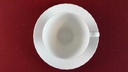 [45815452] Kaffeetasse mit Untertasse Tasse Hutschenreuther Lucina Weiß gebraucht - sehr gut Bild 3