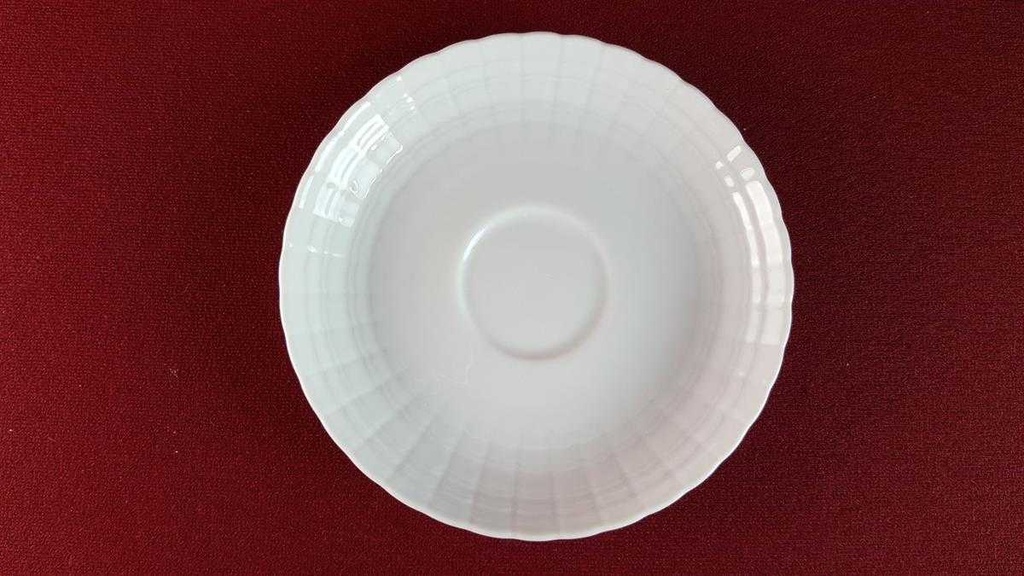 [45815452] Kaffeetasse mit Untertasse Tasse Hutschenreuther Lucina Weiß gebraucht - sehr gut Bild 5