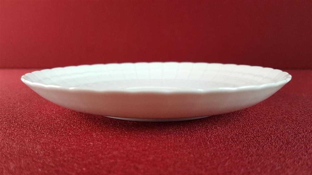 [45815453] Untertasse für Kaffee 13,8 cm Hutschenreuther Lucina Weiß gebraucht - sehr gut Bild 4