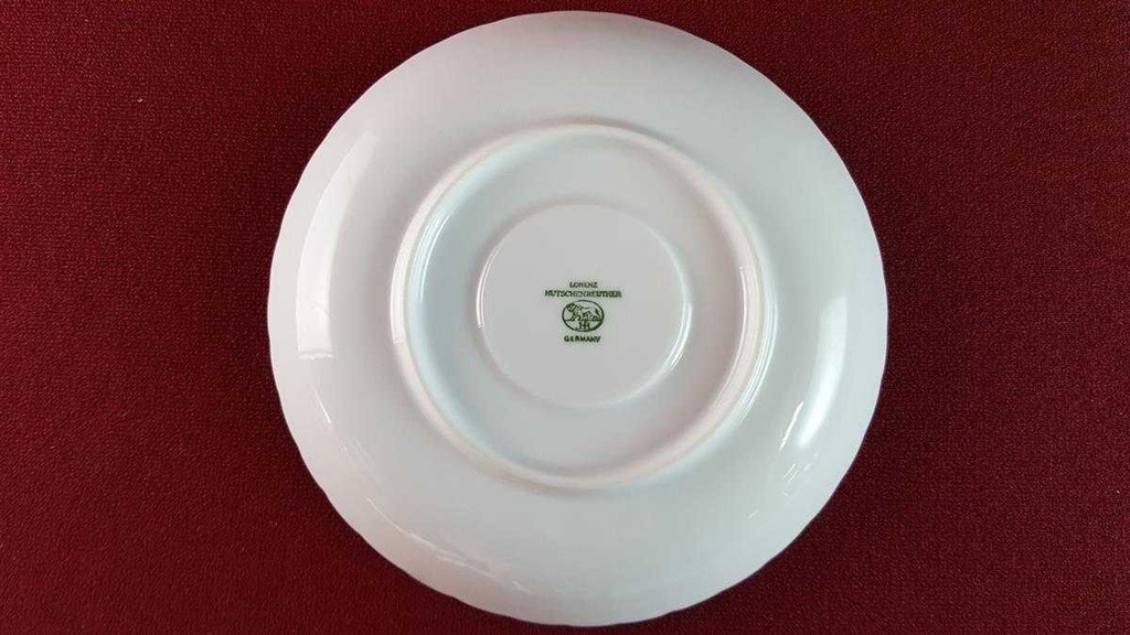 [45815453] Untertasse für Kaffee 13,8 cm Hutschenreuther Lucina Weiß gebraucht - sehr gut Bild 5