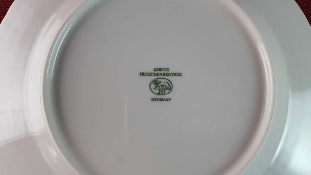 [45815454] Kuchenteller Dessertteller Frühstücksteller 20 cm Hutschenreuther Lucina Weiß gebraucht - gut Bild 4