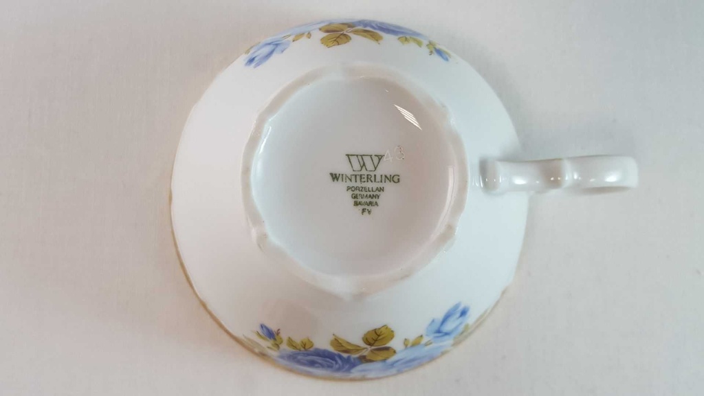 [45815481] Teetasse Sammeltasse Tasse Golddekor Winterling gebraucht - sehr gut Bild 8