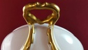 [45815487] Deckeldose Bonboniere Golddekor AK Kaiser Porzellan bunte Blumen Sonstiges gebraucht - defekt Bild 6
