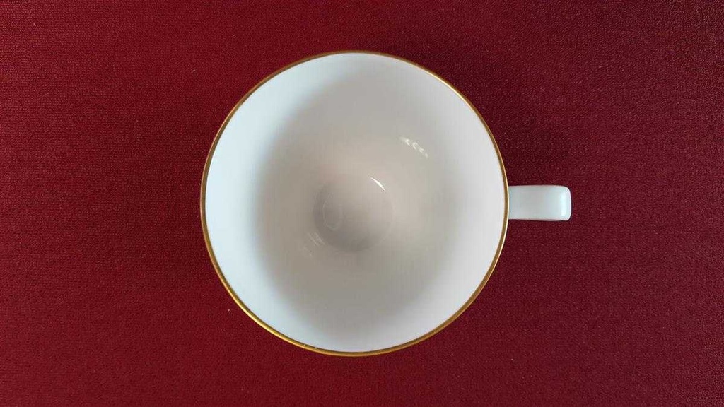 [45815494] Kaffeetasse Tasse Goldrand Hutschenreuther Apart Rosendekor gebraucht - sehr gut Bild 5