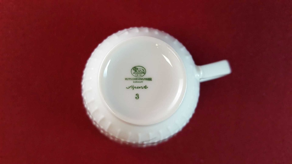 [45815494] Kaffeetasse Tasse Goldrand Hutschenreuther Apart Rosendekor gebraucht - sehr gut Bild 6