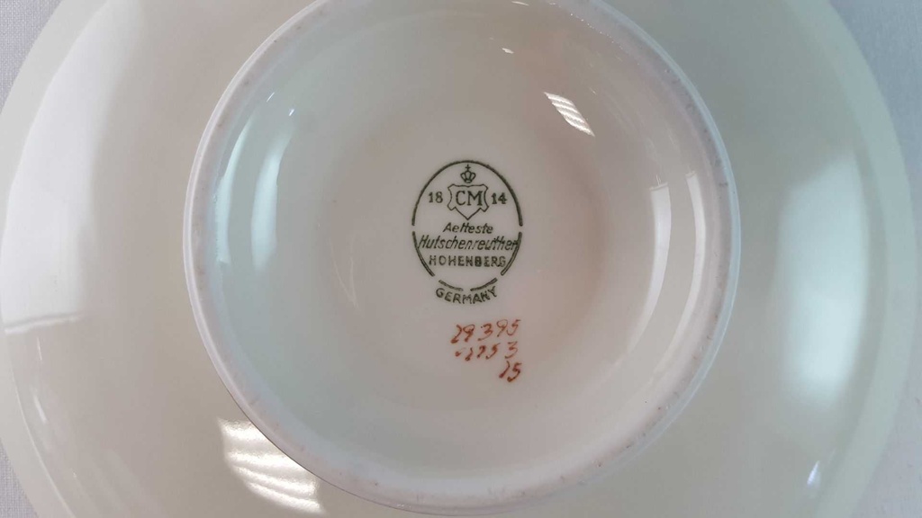 [45815513] Teller Snackteller Hutschenreuther Hohenberg Dekor 02753 gebraucht - gut Bild 8