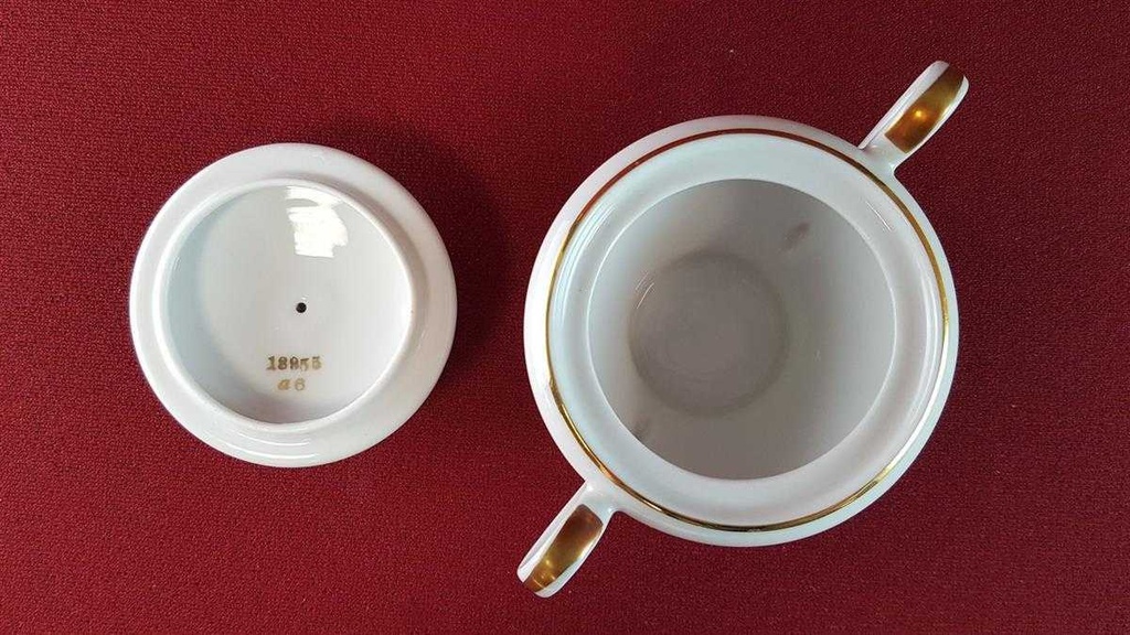 [45815517] Zuckerdose Edelstein Bavaria Wakefield Muster gebraucht - gut Bild 6