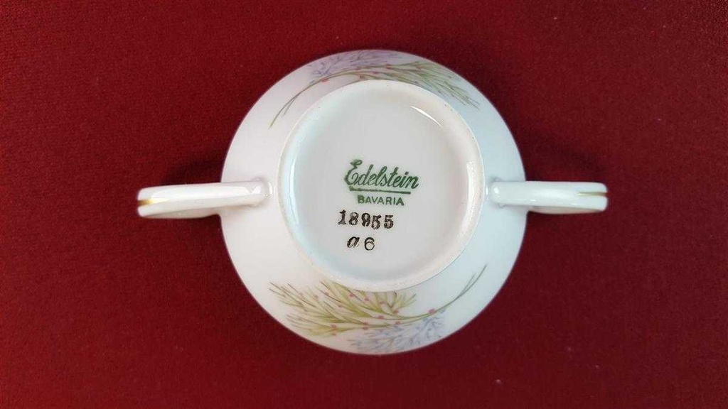 [45815517] Zuckerdose Edelstein Bavaria Wakefield Muster gebraucht - gut Bild 7