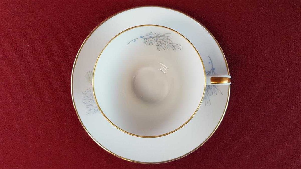 [45815519] Untertasse Kaffeetasse mit Tasse & Edelstein Bavaria Wakefield Muster gebraucht - gut Bild 5