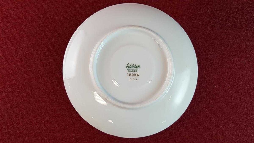 [45815519] Untertasse Kaffeetasse mit Tasse & Edelstein Bavaria Wakefield Muster gebraucht - gut Bild 7