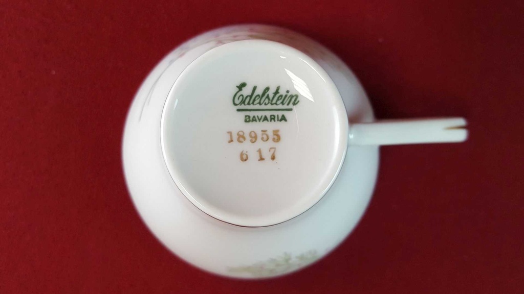 [45815520] Kaffeetasse Tasse Edelstein Bavaria Wakefield Muster gebraucht - gut Bild 6