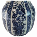 [45815549] Vase 31,5 cm Royal Sphinx Maastricht Delfts florales Dekor gebraucht - gut Bild 2