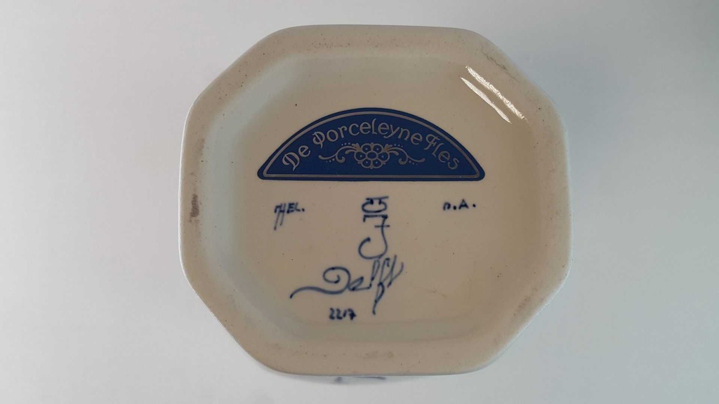 [45815551] Deckelvase De Fles Porceleyne gebraucht - sehr gut Bild 9